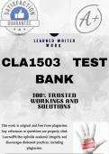 CLA1503  MCQ  LATEST EXAM PACK 2025 &lbrace;DETAILED QUESTIONS AND ANSWERS&rcub;