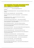 AAS NATIONAL TEST 2025 QUESTIONS WITH ALL CORRECT & VERIFIED ANSWERS