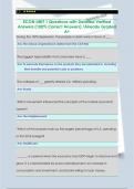 ECON   Questions with Detailed Verified Answers &lpar;100&percnt; Correct Answers&rpar; &sol;Already Graded A&plus;