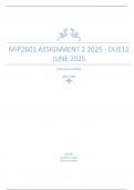 MIP2601 Assignment 2 &lpar;COMPLETE ANSWERS&rpar; 2025 - DUE 12 June 2025&period;