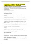 AAS- FINAL EXAM QUESTIONS WITH ALL CORRECT & VERIFIED ANSWERS