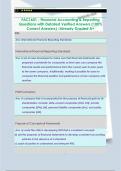 FAC1601 - Financial Accounting & Reporting  Questions with Detailed Verified Answers &lpar;100&percnt;  Correct Answers&rpar; &sol;Already Graded A&plus; 
