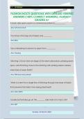 FASHION NOCTI QUESTIONS WITH DETAILED VERIFIED  ANSWERS &lpar;100&percnt; CORRECT ANSWERS&rpar; &sol;ALREADY  GRADED A&plus; 