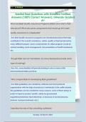 feedlot final Questions with Detailed Verified  Answers &lpar;100&percnt; Correct Answers&rpar; &sol;Already Graded  A&plus;