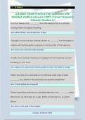 GA DMV Permit Practice Test Questions with  Detailed Verified Answers &lpar;100&percnt; Correct Answers&rpar;  &sol;Already Graded A&plus; 