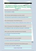 Gas Metal Arc Welding Questions with Detailed  Verified Answers &lpar;100&percnt; Correct Answers&rpar; &sol;Already  Graded A&plus;