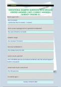 GESTATIONAL DIABETES QUESTIONS WITH DETAILED  VERIFIED ANSWERS &lpar;100&percnt; CORRECT ANSWERS&rpar;  &sol;ALREADY GRADED A&plus;