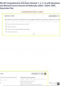 RN ATI Comprehensive Exit Exam &lpar;Version 1&comma; 2&comma; 3&comma; 4&rpar; with Questions and Revised Correct Answers & Rationales &lpar;2023 &sol; 2024&rpar; 100&percnt; Guarantee Pass