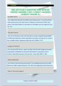 HIEU 242 Exam  Questions and Correct Detailed Answers &lpar;Verified Answers&rpar;