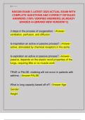 NSG300 EXAM 3 LATEST 2025 ACTUAL EXAM WITH  COMPLETE QUESTIONS AND CORRECT DETAILED  ANSWERS &lpar;100&percnt; VERIFIED ANSWERS&rpar; &vert;ALREADY  GRADED A&plus;&vert;&vert;BRAND NEW VERSION&excl;&excl;&excl;&vert;&vert;