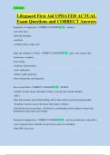Lifeguard First Aid UPDATED ACTUAL   Exam Questions and CORRECT Answers 