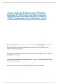 Texas CDL Air Brakes Exam Practice  Newest 2025 Questions And Answers  100&percnt; Guarantee Pass&excl;&excl;&excl;&vert;Good Luck&excl;&excl;&excl; 