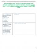 FISDAP EMT TEST BANK ACTUAL EXAM NEWEST VERSION WITH  COPMLETE QUESTIONS AND ACCURATE DETAILED ANSWERS LATEST  UPDATE WITH VERIFIED ANSWERS ALREADY GRADED A&plus; &vert;&vert;COMPLETE  EXAM 