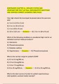 BONTRAGER CHAPTER 14- URINARY SYSTEM AND  VENIPUNCTURE SELF &lpar;ACTUAL 2025&sol;2026&rpar;TEST QUESTIONS  AND VERIFIED CORRECT ANSWERS &lpar;100&percnt; PASS&rpar;