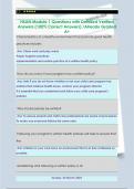 HSAN Module 1 Questions with Detailed Verified  Answers &lpar;100&percnt; Correct Answers&rpar; &sol;Already Graded  A&plus; 