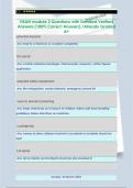 HSAN module 2 Questions with Detailed Verified  Answers &lpar;100&percnt; Correct Answers&rpar; &sol;Already Graded  A&plus; 