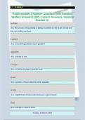 HSAN module 3 nutrition Questions with Detailed  Verified Answers &lpar;100&percnt; Correct Answers&rpar; &sol;Already  Graded A&plus; 