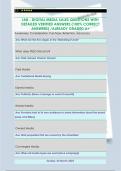 IAB - DIGITAL MEDIA SALES QUESTIONS WITH  DETAILED VERIFIED ANSWERS &lpar;100&percnt; CORRECT  ANSWERS&rpar; &sol;ALREADY GRADED A&plus; 