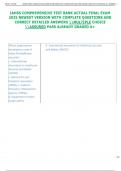 IAHSS COMPREHENSIVE TEST BANK ACTUAL FINAL EXAM  2025 NEWEST VERSION WITH COMPLETE QUESTIONS AND  CORRECT DETAILED ANSWERS MULTIPLE CHOICE  ASSURED PASS ALREADY GRADED A&plus;