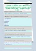 Digital Marketing  Questions with Detailed Verified Answers &lpar;100&percnt; Correct Answers&rpar; &sol;Already Graded A&plus;