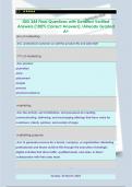IDIS 344 Final Questions with Detailed Verified  Answers &lpar;100&percnt; Correct Answers&rpar; &sol;Already Graded  A&plus; 