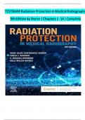 radiation protection in medical radiography 8th edition sherer test bank