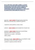 FULL REVIEW CRT&sol;RRT &lpar;NBRC&rpar; LATEST EXAM 2025 WITH MULTIPLE CHOICE OF QUESTIONS AND DETAILED CORRECT ANSWERS ALREADY GRADED A&plus; AND 100&percnt; GUARANTEE PASS &lpar;BRAND NEW&excl;&excl;&excl;&excl;&excl;&rpar;