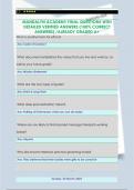 MANDALYN ACADEMY FINAL QUESTIONS WITH  DETAILED VERIFIED ANSWERS &lpar;100&percnt; CORRECT  ANSWERS&rpar; &sol;ALREADY GRADED A&plus; 