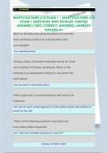 MARYVILLE NURS 612 EXAM 1 &vert; MARYVILLE NURS 612  EXAM 1 QUESTIONS WITH DETAILED VERIFIED  ANSWERS &lpar;100&percnt; CORRECT ANSWERS&rpar; &sol;ALREADY  GRADED A&plus; 