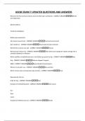 ASCBC EXAM 7 UPDATED QUESTIONS AND ANSWERS