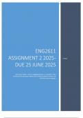ENG2611 Assignment 2 &lpar;COMPLETE ANSWERS&rpar; 2025 - DUE 25 June 2025&period;