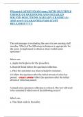 PN3006 LATEST EXAM 2025 WITH MULTIPLE CHOICE OF QUESTIONS AND DETAILED SOLVED SOLUTIONS ALREADY GRADED A&plus; AND 100&percnt; GUARANTEE PASS &lpar;JUST RELEASED&excl;&excl;&excl;&excl;&excl;&excl;&excl;&rpar;