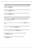 MOPAR EXPERT EXAM UPDATED QUESTIONS AND ANSWERS