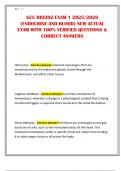 GCU BIO202 EXAM 1 2025&sol;2026 &lpar;ENDOCRINE AND BLOOD&rpar; NEW ACTUAL EXAM WITH 100&percnt; VERIFIED QUESTIONS & CORRECT ANSWERS