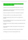 OPRE 3330 Chapter 5 Human Resource Management &vert;&vert; acknowledged answers 100&percnt;&period;