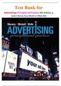 Test Bank for  Advertising&colon; Principles and Practice 8th Edition by Sandra E&period; Moriarty&comma; Nancy Mitchell and William Wells isbn-9780132224154 