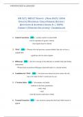 NR 327&sol; NR327 EXAM 1&colon;  &lpar;NEW 2025&sol; 2026  UPDATE&rpar; MATERNAL-CHILD NURSING REVIEW &vert;  QUESTIONS & ANSWERS&vert; GRADE A&plus; &vert; 100&percnt;  CORRECT &lpar;VERIFIED SOLUTIONS&rpar;- CHAMBERLAIN 