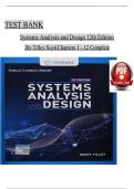 Test bank for systems analysis and design 12th shelly cashman gary b shelly&period;pdf
