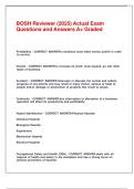 BOSH Reviewer &lpar;2025&rpar; Actual Exam Questions and Answers A&plus; Graded&period;