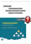 Testbank principle of management 14th edition by stephen p robbins