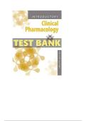 Test Bank For Introductory Clinical Pharmacology&comma; 12th Edition by Ford&comma; Chapters 1 - 54&period;