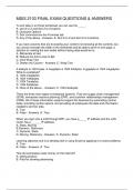 MSIS 2103 FINAL EXAM QUESTIONS & ANSWERS