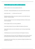 PTAP 1400 Exam &num;3 &vert;&vert; 100&percnt; verified solutions&period;