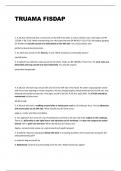 TRUAMA FISDAP Questions and Answers with Rationale