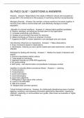 GLYNCO QUIZ 1 QUESTIONS & ANSWERS