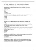 FLETC UPTP EXAM 1QUESTIONS & ANSWERS