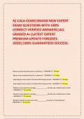 NJ CALA EXAM&vert;BRAND NEW EXPERT EXAM QUESTIONS WITH 100&percnt; CORRECT VERIFIED ANSWERS&vert;ALL  GRADED A&plus;&vert;LATEST EXPERT PREMIUM UPDATE FOR&lpar;2025-2026&rpar;&vert;100&percnt; GUARANTEED SUCCESS&period;
