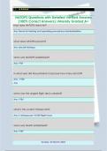 NATOPS Questions with Detailed Verified Answers  &lpar;100&percnt; Correct Answers&rpar; &sol;Already Graded A&plus;