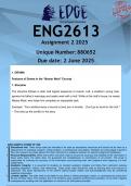 ENG2613 Assignment 2 &lpar;ANSWERS&rpar; 2025 - DISTINCTION GUARANTEED