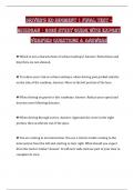 DRIVER&rsquo;S ED SEGMENT 1 FINAL TEST &ndash; MICHIGAN &vert; 2025 STUDY GUIDE WITH EXPERT VERIFIED QUESTIONS & ANSWERS